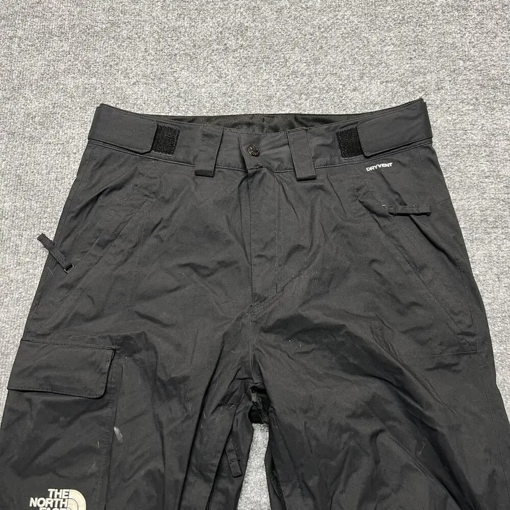 The North Face DryVent Snow Pants Mens Small Short Black Ski Waterproof